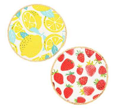 SET DE TABLE ROND FRUIT 38CM