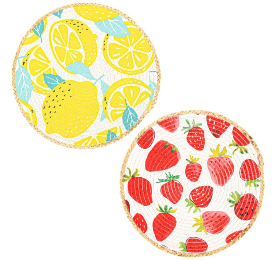 SET DE TABLE ROND FRUIT 38CM