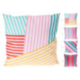 COUSSIN LIGNES COLOREES