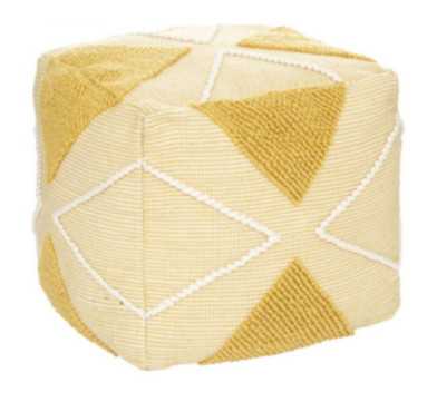 POUF ROW EN COTON RECYCLE