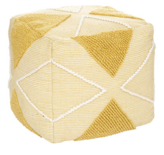 POUF ROW EN COTON RECYCLE