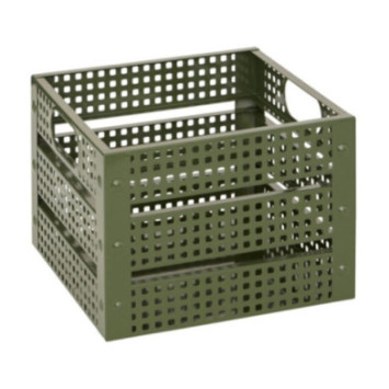 CAGETTE DECO METAL KAKI