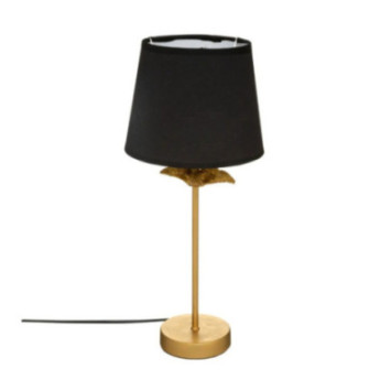 LAMPE PALMIER DORE H46CM