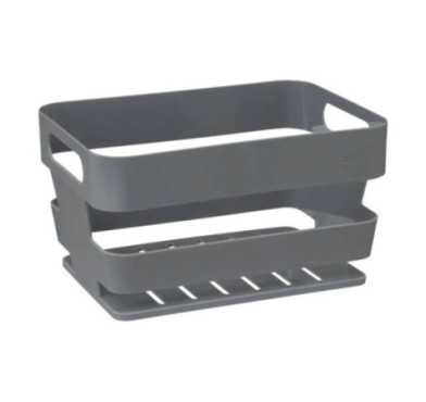 PANIER EN PLASTIQUE GRIS