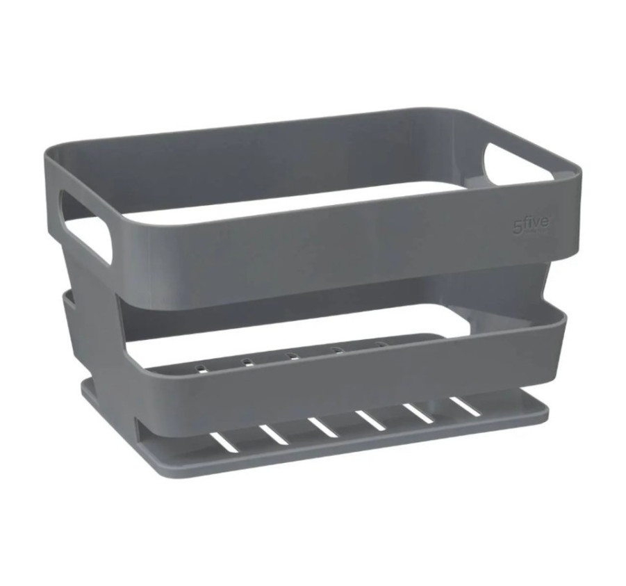 PANIER EN PLASTIQUE GRIS