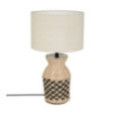 LAMPE JACINTHE JUTE NOIR