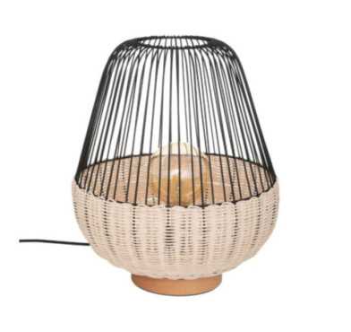 LAMPE ANEA EN HETRE NOIR