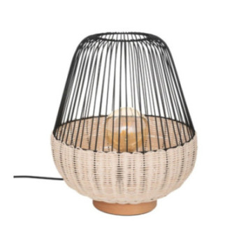 LAMPE ANEA EN HETRE NOIR