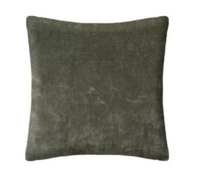 COUSSIN OTTO EN VELOURS VERT