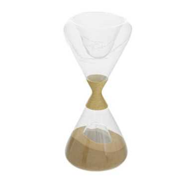 SABLIER DECO EN VERRE H19.5CM