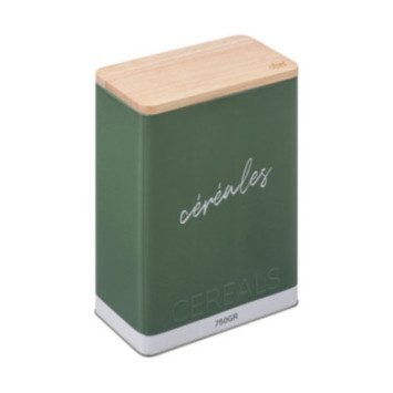 BOITE CEREALE COLOR EN METAL