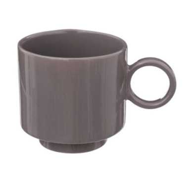 MUG RETRO EN CERAMIQUE GRIS