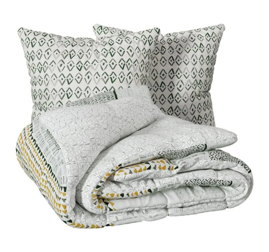 PARURE IMPRIMEE AQUAR VERT