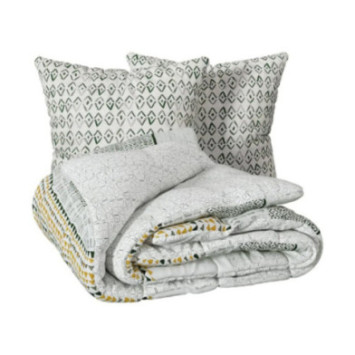 PARURE IMPRIMEE AQUAR VERT