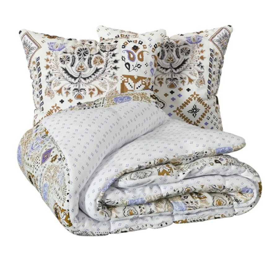 PARURE IMPRIMEE KHAFU BLEU