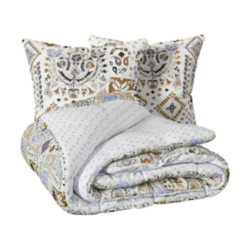 PARURE IMPRIMEE KHAFU BLEU