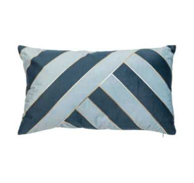 COUSS EN VELOURS NELYA BLEU