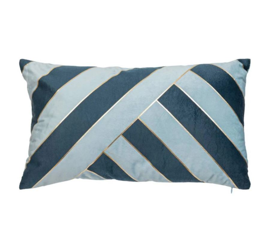 COUSS EN VELOURS NELYA BLEU