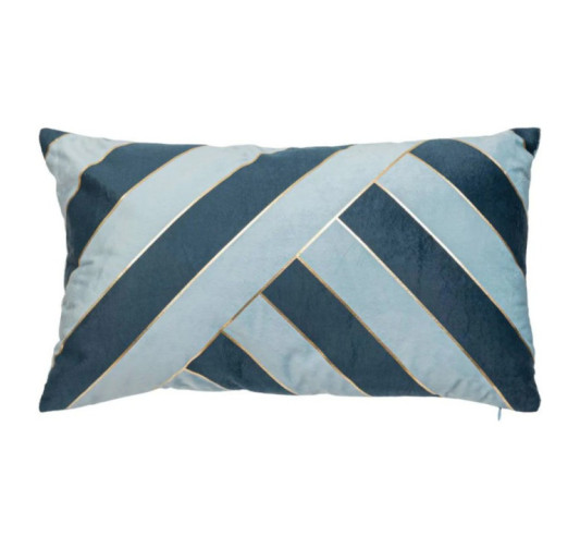 COUSS EN VELOURS NELYA BLEU