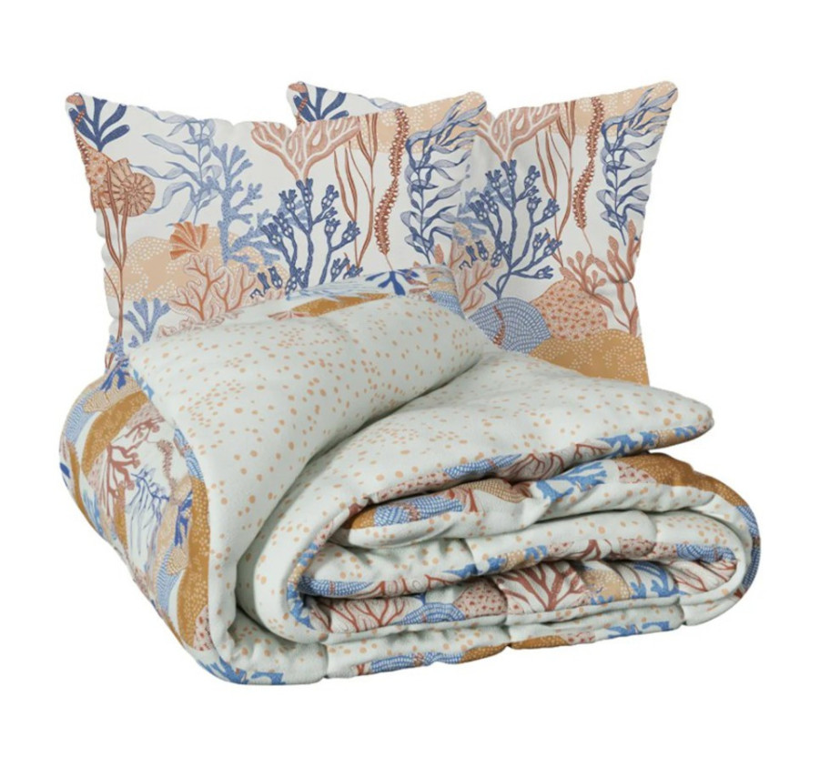 PARURE DE LIT IMPRIMEE AZURA