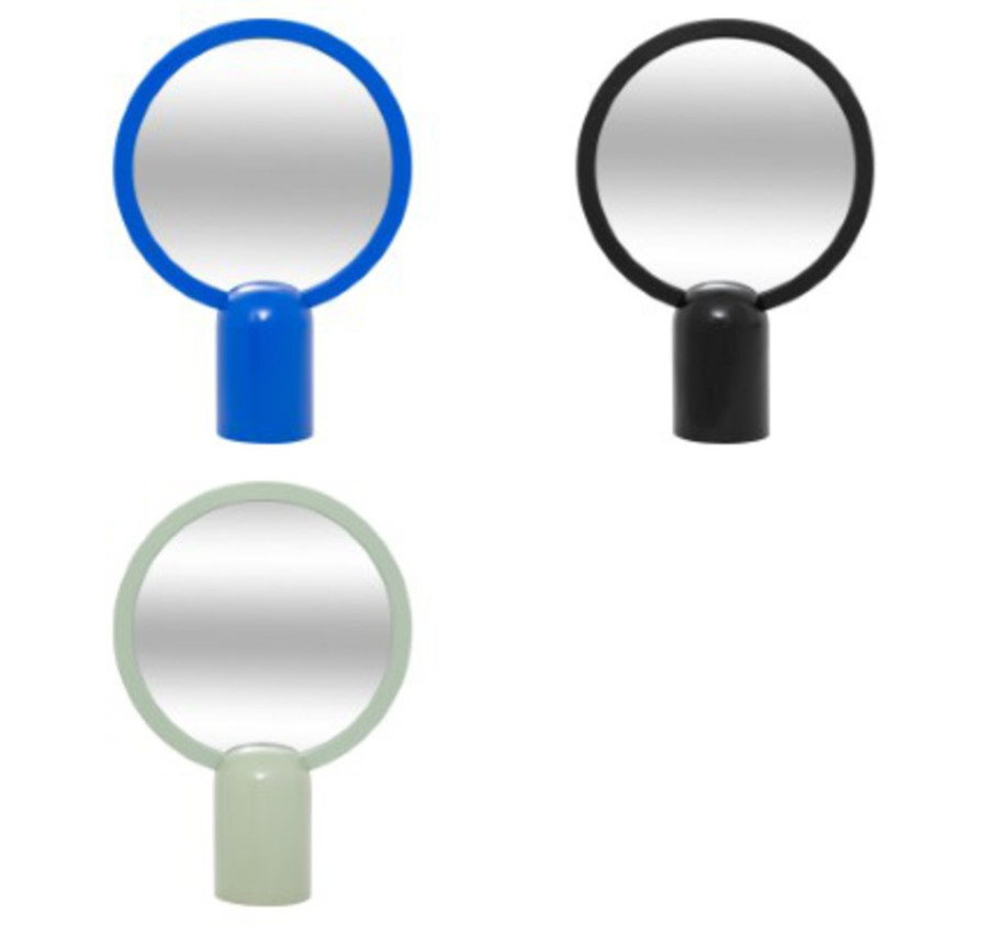 MIROIR ROND SUR PIED A POSER