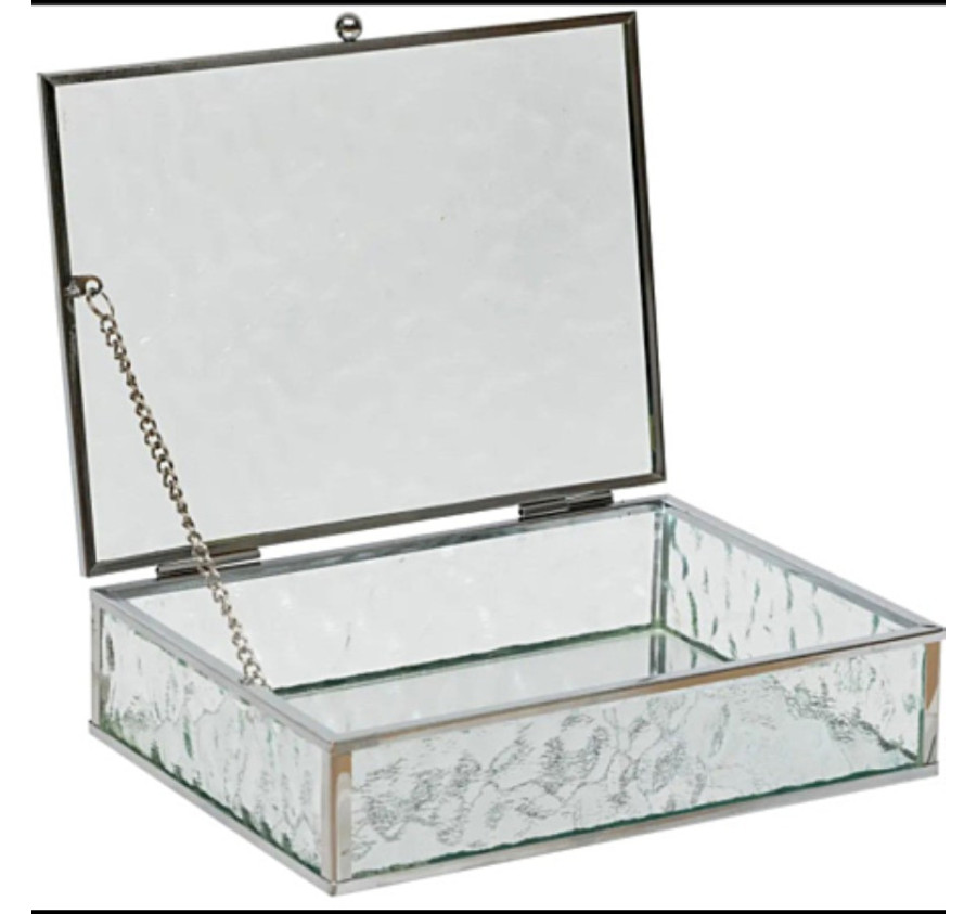 BOITE A BIJOUX EN METAL ET