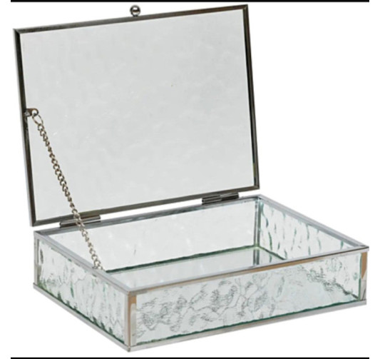 BOITE A BIJOUX EN METAL ET