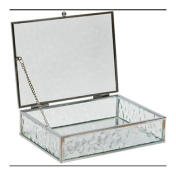 BOITE A BIJOUX EN METAL ET