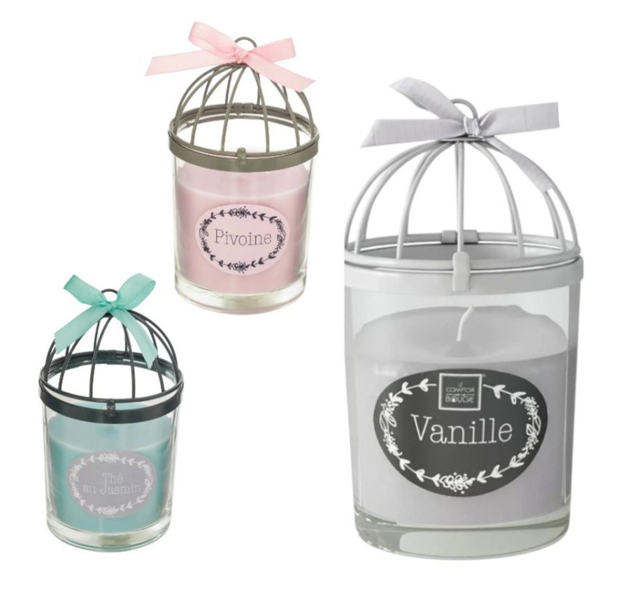 BOUGIE PARFUMEE POT EN VERRE