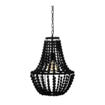 SUSPENSION PERLE NOIRE