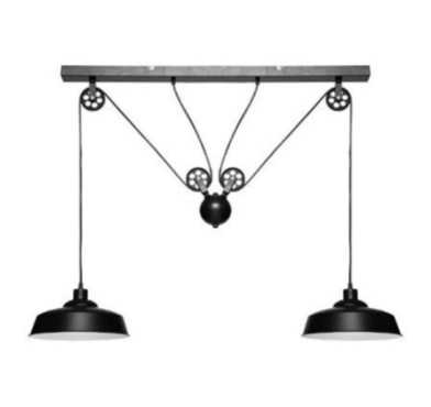 SUSPENSION METAL NOIR