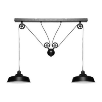 SUSPENSION METAL NOIR