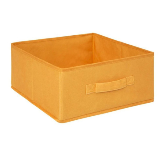 BOITE VELOURS 31X15CM JAUNE