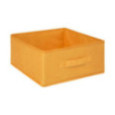 BOITE VELOURS 31X15CM JAUNE