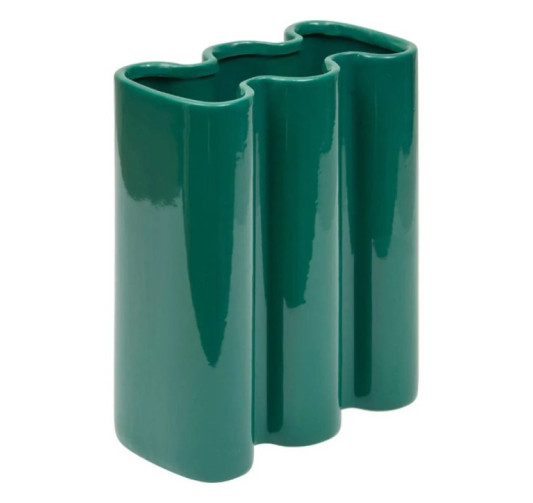 VASE FLOW VERT HAUTEUR 25.3CM