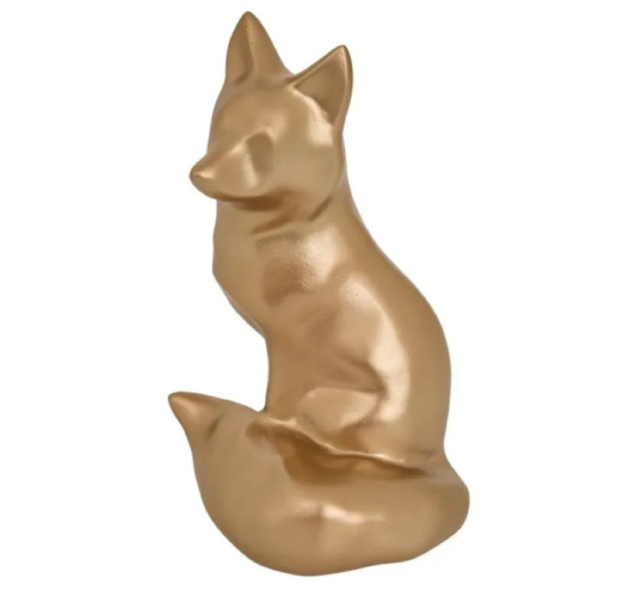 RENARD AUTOMNE BRONZE H26.5CM