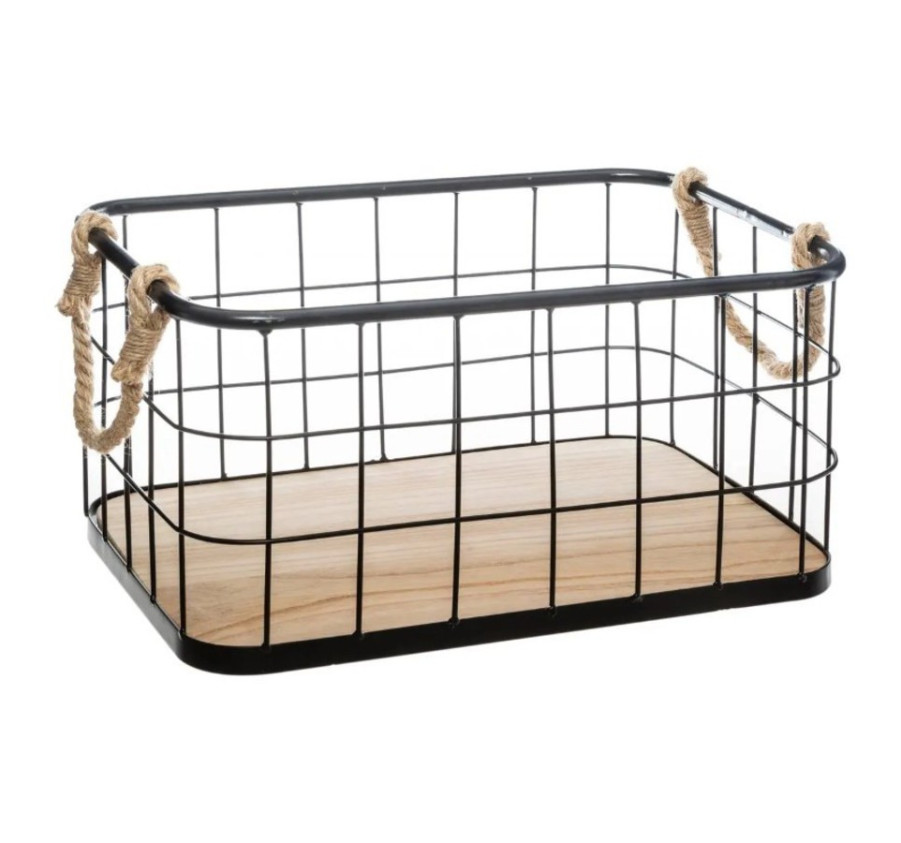 CAISSE CAGETTE EN METAL AVEC