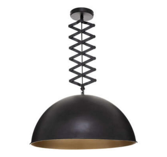 SUSPENSION METAL NOIR D.51CM