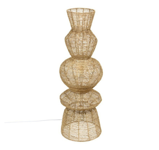 LAMPADAIRE TITUS EN JUTE