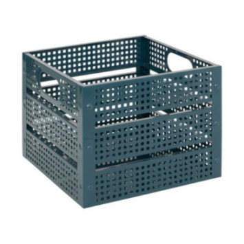 CAGETTE DECO METAL BLEU