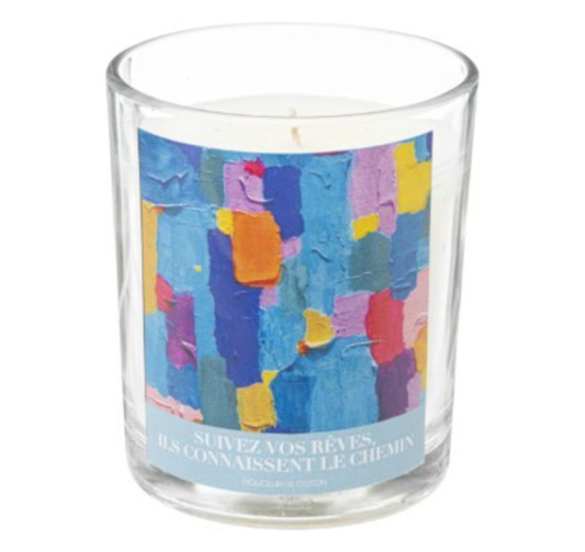 BOUGIE PARFUMEE POT EN VERRE