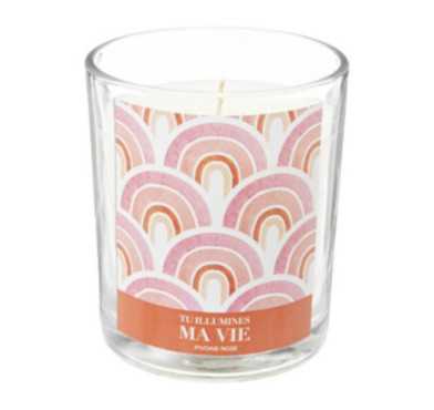 BOUGIE PARFUMEE POT EN VERRE