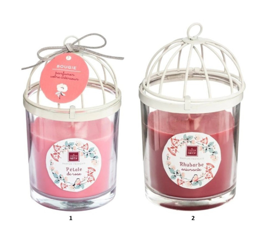 BOUGIE PARFUMEE POT EN VERRE