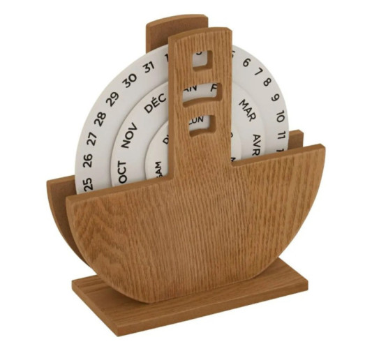 CALENDRIER BOIS FLOW H20CM