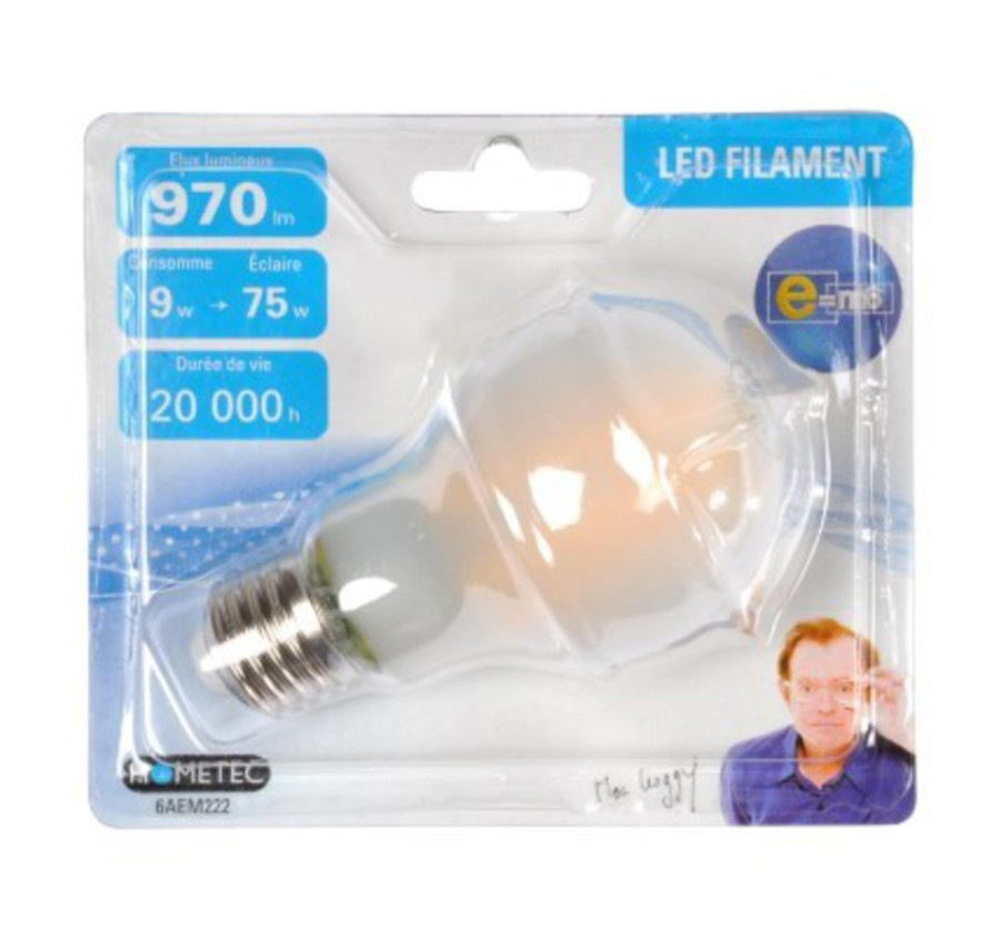 AMPOULE LED FILAMENT E27 9W