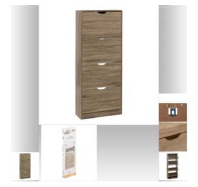 MEUBLE A CHAUSSURES 4 TIROIRS