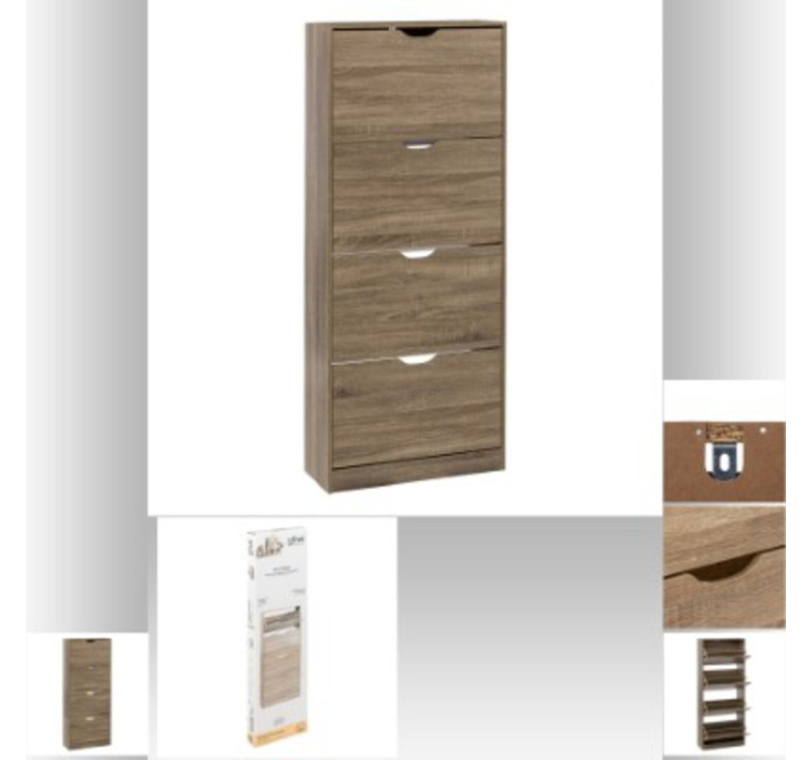 MEUBLE A CHAUSSURES 4 TIROIRS