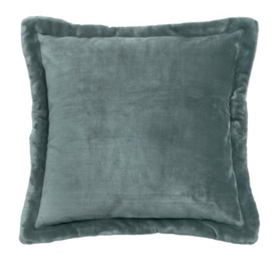 COUSSIN EN FLANELLE BLEU