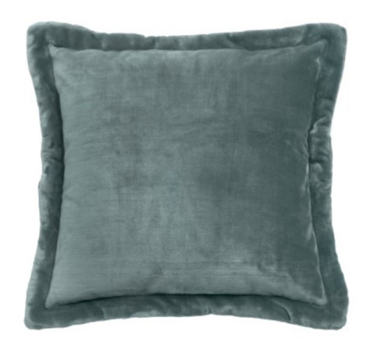 COUSSIN EN FLANELLE BLEU