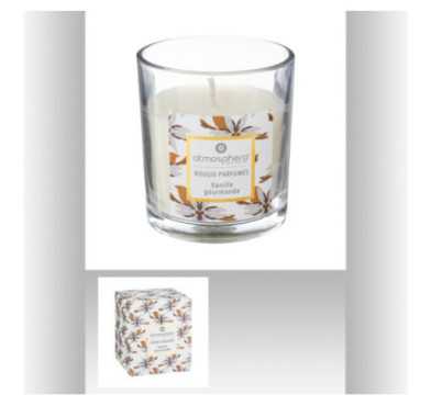 BOUGIE PARFUME VANILLE 110G